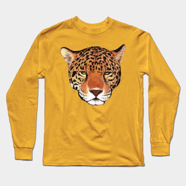 Jaguar head Long Sleeve T-Shirt by Savousepate